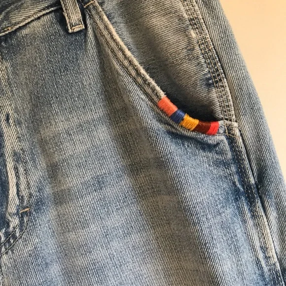 Free People Patchwork Carpenter Jeans - Picture 8 of 13